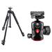 Manfrotto MT190X3 Aluminum Tripod with 496 Compact Ball Head MT190X3