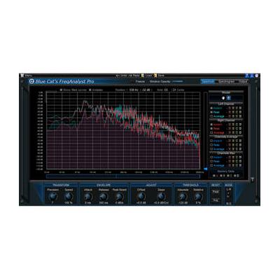 Blue Cat Audio FreqAnalyst Pro Spectral Analysis Tool and Automation Generator Plug-In 11-31234