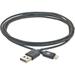 Kramer Lightning to USB Sync & Charge Cable (6', Black) C-UA/LTN/BK-6