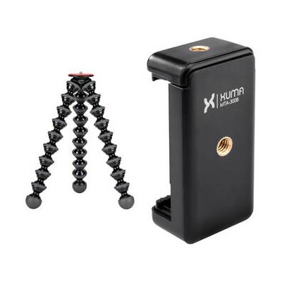 JOBY GorillaPod 5K Flexible Mini-Tripod and Xuma Smartphone Mount Kit JB01509