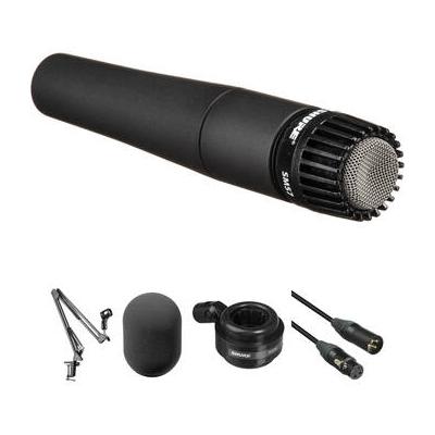 Shure SM57-LC Dynamic Vocal Microphone Broadcaster Kit SM57-LC