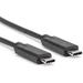 Rocstor Premium USB-C 3.1 Gen 2 Cable (3', Black) Y10C148-B1