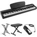 Alesis Prestige Artist 88-Key Digital Piano Value Kit with Stand, Bench, and Pedal PRESTIGEARTISTXUS