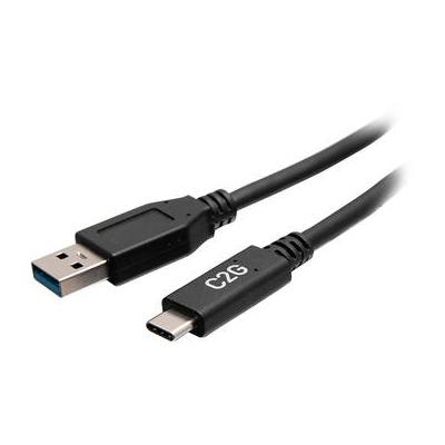 C2G USB 3.2 Gen 1 Type-C to Type-A Male Cable (1')...