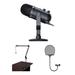 Razer Seiren V2 Pro USB Mic with Broadcast Arm and Pop Filter Kit RZ19-04040100-R3U1