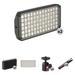 Luxli Fiddle On-Camera RGB LED Light Panel (2-Light Kit with Ball Heads, Diffuser ORC-FIDDLE-01