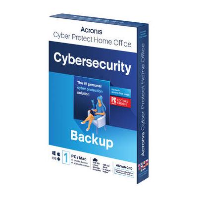 Acronis Cyber Protect Home Office Advanced Edition (1 Windows or Mac License, 1-Yea HOABA1USS