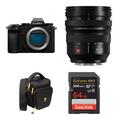 Panasonic Lumix S5 Mirrorless Camera with 16-35mm Lens and Accessories Kit DC-S5BODY