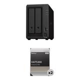 Synology 24TB DiskStation DS723+ 2-Bay NAS Enclosure Kit with Synology Enterprise Dr DS723+