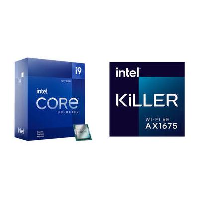 Intel Core i9-12900KF Processor and Intel Killer AX1675 Wi-Fi 6E Card BX8071512900KF