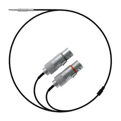 teenage engineering 3.5mm TRS Male to Dual XLR-Female Textile Field Audio Y-Cable (3.9') TE014XS028