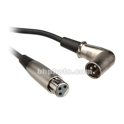 Hosa Technology 3-Pin XLR Female to XLR Angled Male Balanced Interconnect Cable - 3' XRR-103