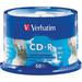 Verbatim CD-R 700MB 52x Silver Inkjet Printable Recordable Compact Disc (50-Pack Spi 95005