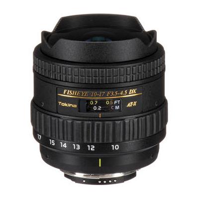 Tokina Used 10-17mm f/3.5-4.5 AT-X 107 DX AF Fisheye Lens for Nikon F ATXAF107DXN