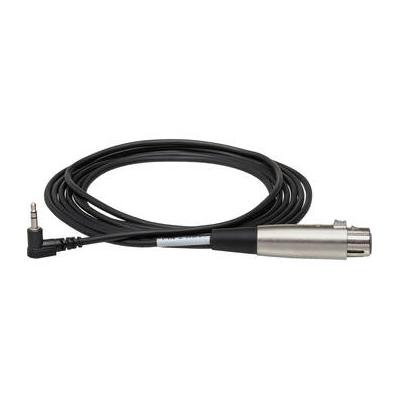 Hosa Technology XLR3F to Right-Angle 3.5mm TRS Mono Microphone Cable-10' XVM-110F