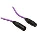 Canare L-4ES- Star Quad XLR Male to XLR Female Cable (10', Purple) CAXMXF10PPL