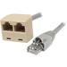 StarTech 2-to-1 RJ45 Splitter Adapter RJ45SPLITTER