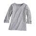 Blair Women's Haband Women’s Roll-Tab Sleeve Knit Top - Grey - S - Misses