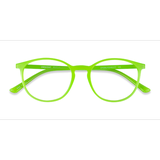 Unisex s oval Green Plastic Prescription eyeglasses - Eyebuydirect s Crescent