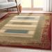 Well Woven Apollo Border Modern Abstract Flat-Weave Rug