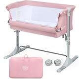 Babyjoy Portable Baby Bed Side Sleeper Infant Travel Crib W/Carrying - See Details