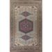 Geometric Heriz-Serapi Oriental Large Area Rug Handmade Wool Carpet - 11'6" x 18'0"