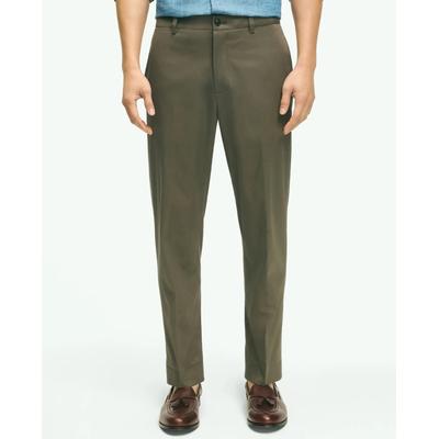 Brooks Brothers Men's Regular Fit Stretch Cotton Advantage Chino Pants | Dark Grey | Size 37 32