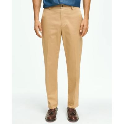 Brooks Brothers Men's Regular Fit Stretch Cotton Advantage Chino Pants | Dark Khaki | Size 34 32