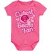 Girls Newborn & Infant Pink Chicago Bears Cutest Fan Hearts Bodysuit