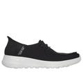 Skechers Women's Slip-ins: GO WALK Joy - Idalis Slip-On Shoes | Size 5.0 | Black/White | Textile/Synthetic | Machine Washable