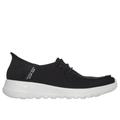 Skechers Women's Slip-ins: GO WALK Joy - Idalis Slip-On Shoes | Size 5.5 | Black/White | Textile/Synthetic | Machine Washable