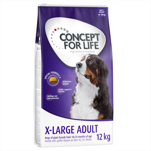 2x12kg X-Large Adult Concept for Life Hundefutter tocken