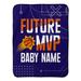 Phoenix Suns 30" x 40" Personalized Baby Blanket