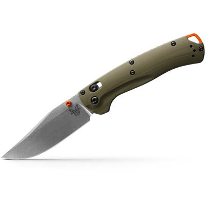 Benchmade 15536 Taggedout Folding Knives 3.5 in CPM-S45VN Steel Hunting OD Green Handle 15536