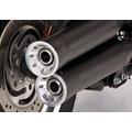 FALCON Double Groove slip on exhaust coated stainless steel matt black