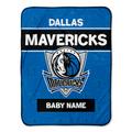 Dallas Mavericks 30" x 40" Personalized Baby Blanket