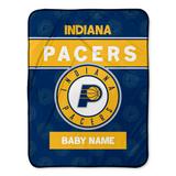 Indiana Pacers 30" x 40" Personalized Baby Blanket