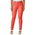 K Jordan High-Rise Colored Skinny Jean (Size 16) Poppy Red, Cotton,Spandex