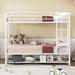 Metal Bunk Beds, Heavy Duty Bunk Beds with Shelf and Slatted Support, Kids Teens Bunk Bed for Boys Girls Dormitory Bedroom