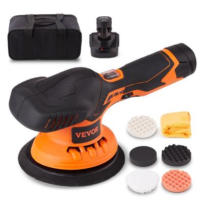 VEVOR 6" Car Polisher Buffer Cordless Dual Action Polishing Machine