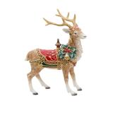 Fitz and Floyd Noel Holiday Grand Deer Figurine 17.75In - N/A