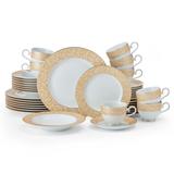 Mikasa Parchment Gold 40PC Dinnerware Set, Service for 8 - N/A