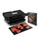 Tefal OptiGrill Elite XL Kontaktgrill, 16 Programme, Digitales Display mit Garstufenanzeige, Abnehmbare XL-Platten, Elektrogrill, Schwarz, GC760812