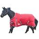 WeatherBeeta ComFiTec Classic Standard Neck Lite Horse Rug, Red/Silver/Navy, 5'0