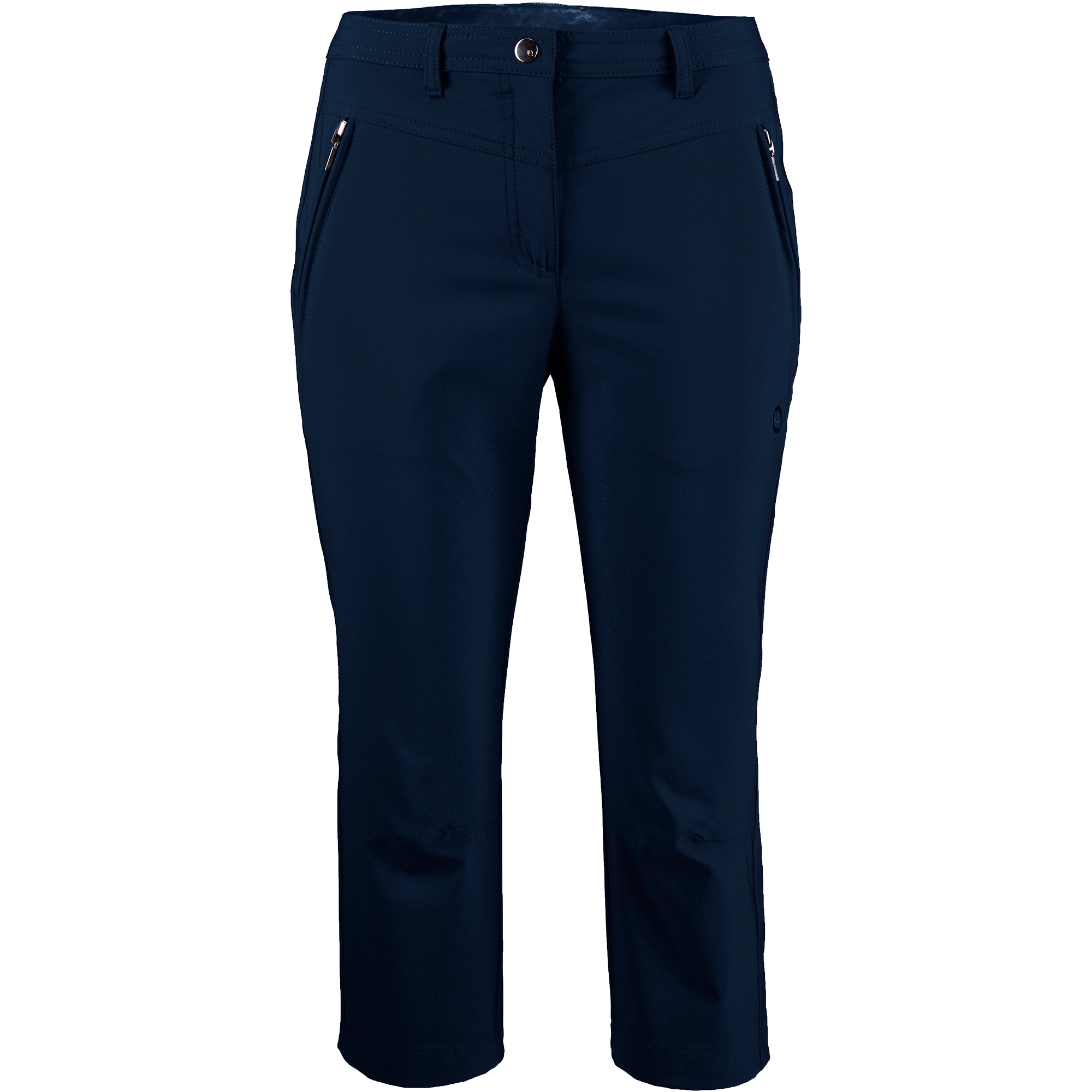 3/4-Hose DEPROC ACTIVE "KENORA PIRATE WOMEN", Damen, Gr. 40/42 (M), Normalgrößen, blau (navy), 97% Polyester; 3% Elastan, Hosen, auch in Großen Größen erhältlich