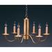 Northeast Lantern 25 Inch 6 Light Chandelier - 911-DAB-LT6