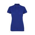 Asquith & Fox Womens/Ladies Short Sleeve Performance Blend Polo Shirt (Royal) - Blue - Size X-Small