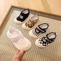 Pumps Girls Cloth Shoes Spring and Autumn Kindergarten Cloth Shoes Canvas Shoes Children's Princess