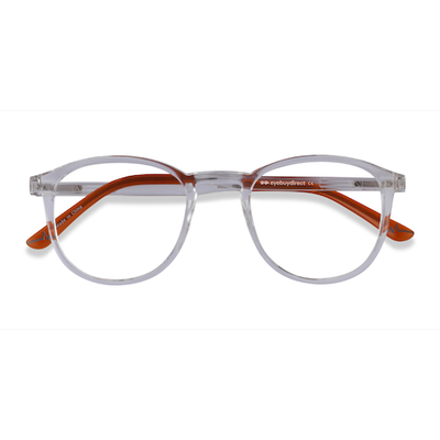 Unisex s round Clear Plastic Prescription eyeglasses - Eyebuydirect s Neo