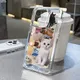 Coque de téléphone souple avec chat pour iPhone Chats transparents Juste pour iPhone 11 12 13